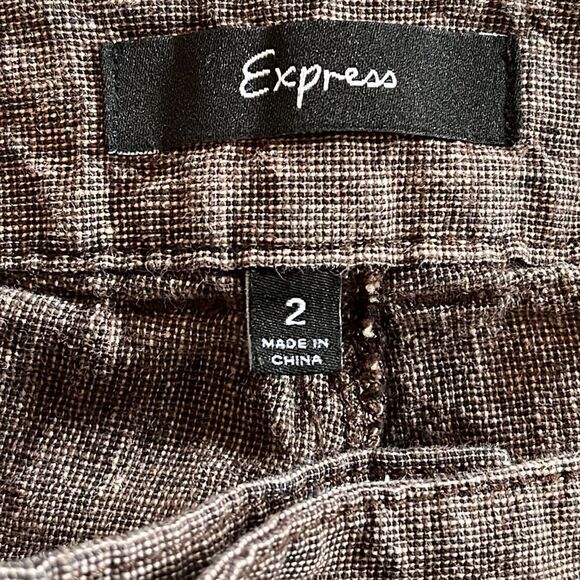 Womens’ Express Cotton/Linen Flare Pants Size 2 - Picture 6 of 6